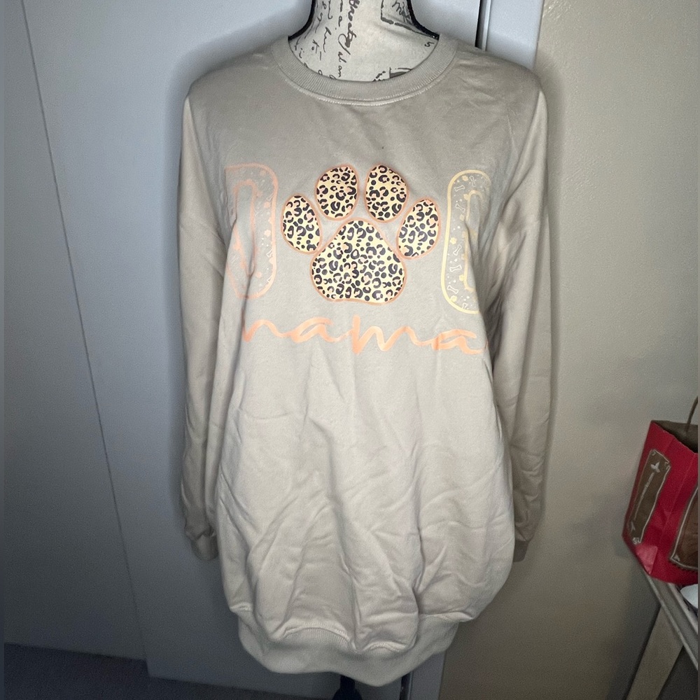 Dog Mama sweatshirt L or XL
